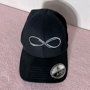 5/$25 Black Hat With Infinity Symbol Fort Chipewyan L/XL